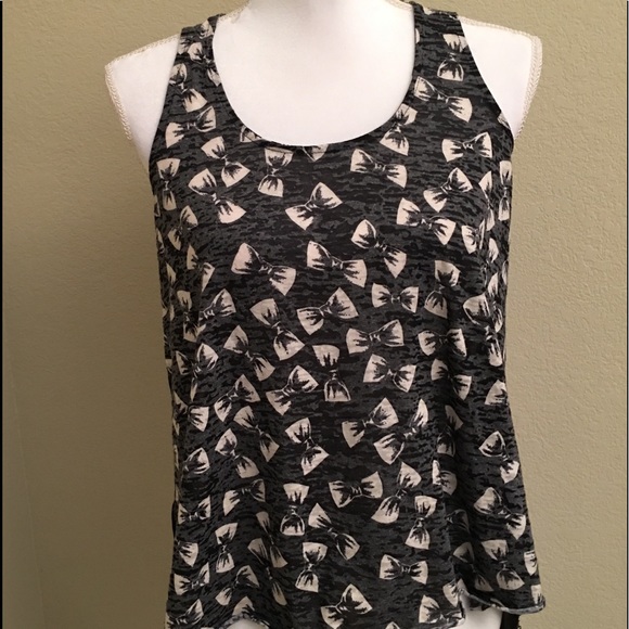 Self Esteem Hi Low Zipper Detail Razor Bk SZ Med - Picture 2 of 8